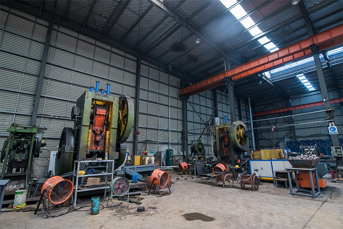 丰县网架配件-锥头加工车间